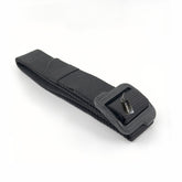 Black Double Sided Plastic Buckle Belt