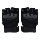 Black Motorcycle Airsoft Paintball Military Tactical Short Gloves