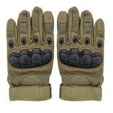Dark Khaki Motorcycle Airsoft Paintball Military Tactical Gloves