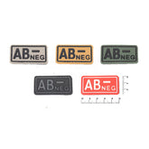 AB RH (-) Negative Blood Group Patch (3D)