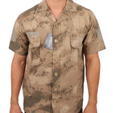 Deserton Camouflage Tactical Multi-Pocket Short Sleeve Shirt
