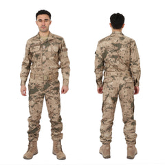 Deserton Camouflage Tactical Military Pants-Shirt Suit