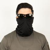 Black Motorcycle Military Buff Bandana