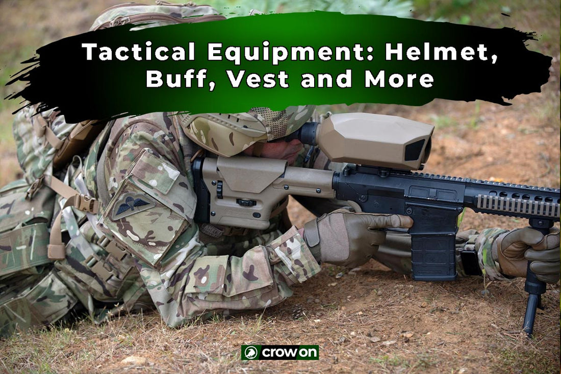 Tactical Equipment: Helmet, Buff, Vest and More