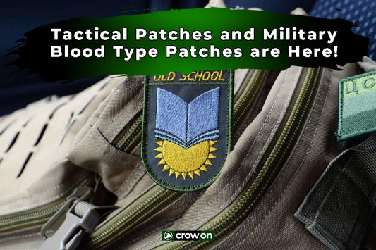 Tactical Patches and Military Blood Type Patches are Here!