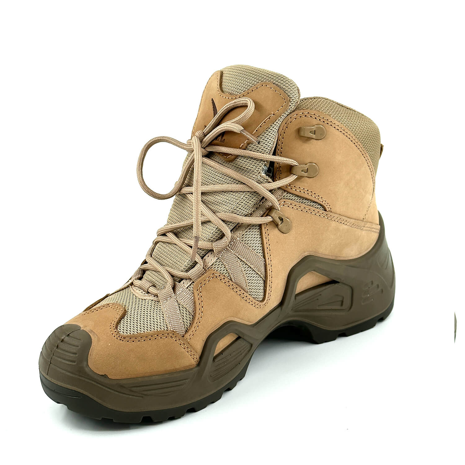 Beige Tactical Military Zipperless Waterproof Boots (CRW2)