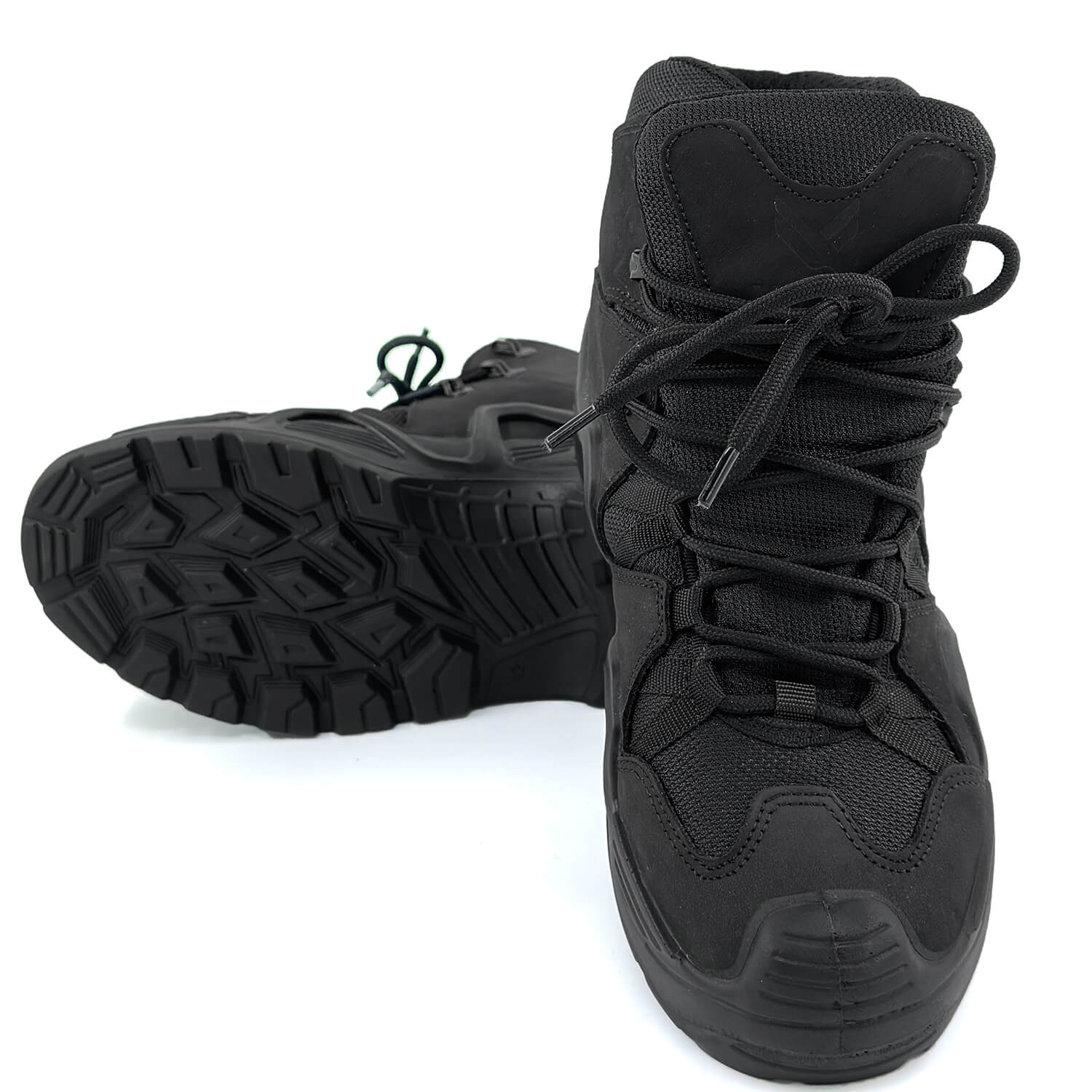 Black Tactical Military Zipperless Waterproof Boots (CRW2)