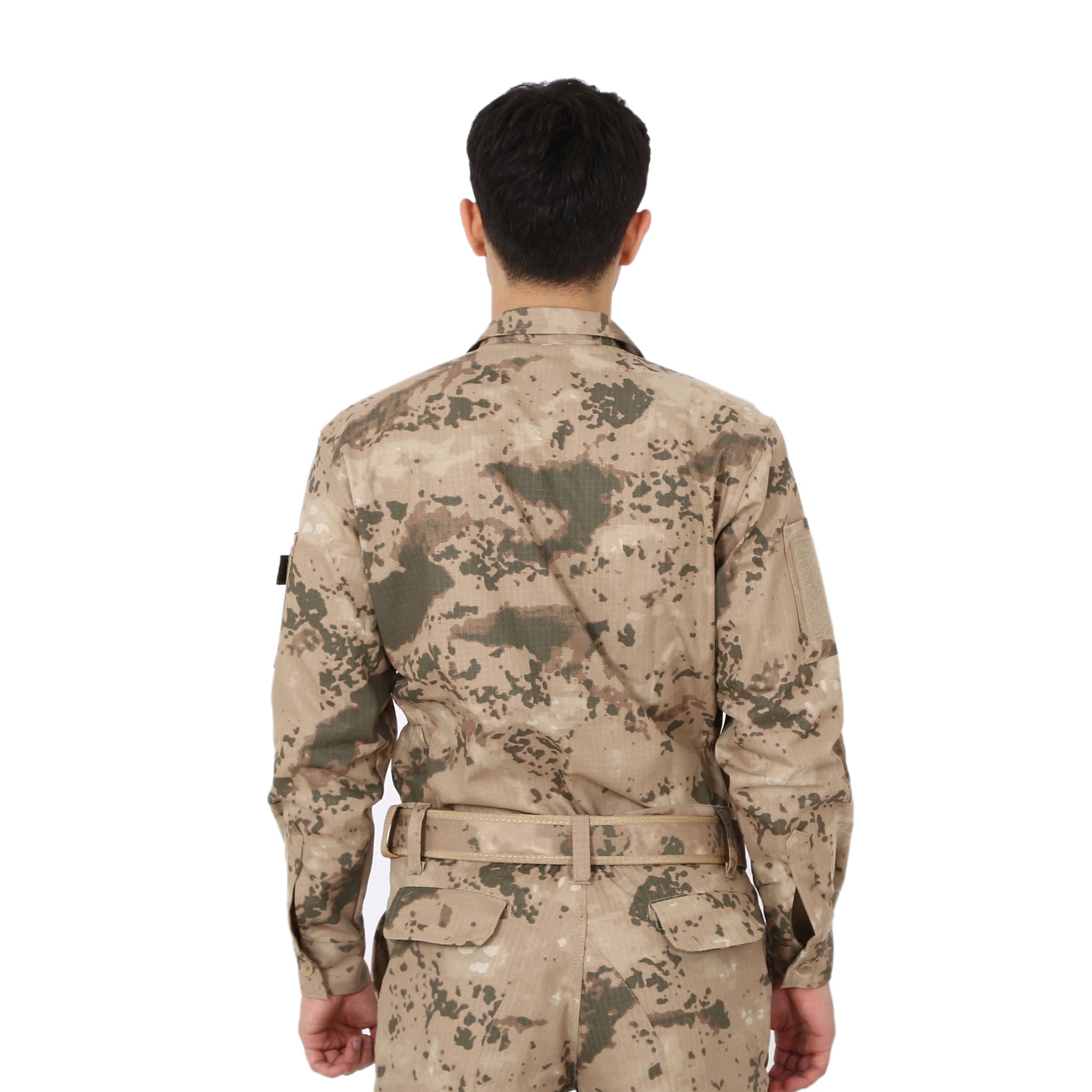 Deserton Camouflage Tactical Multi-Pocket Long Sleeve Shirt