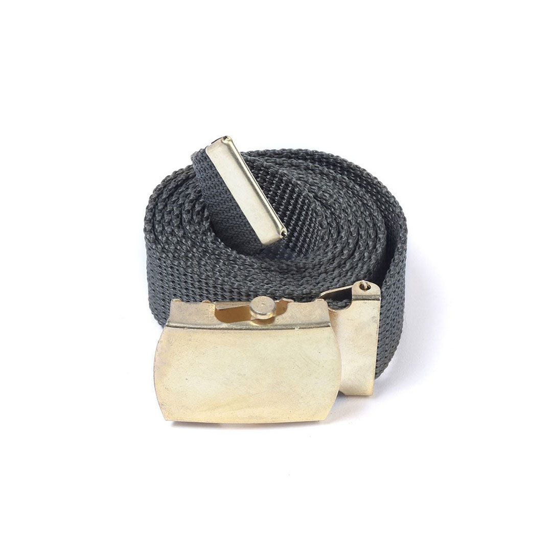 Dark Blue Anti-Slip Belt with Metal Buckle