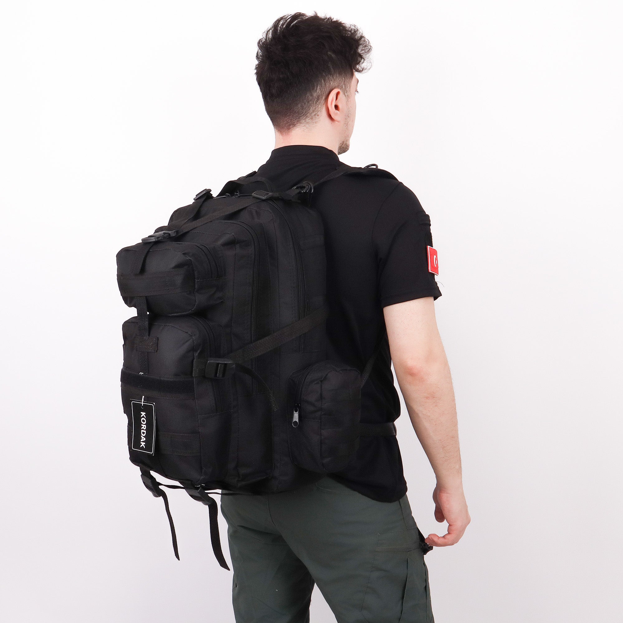 Black Hike Outdoor Backpack - 42 Liters Bag