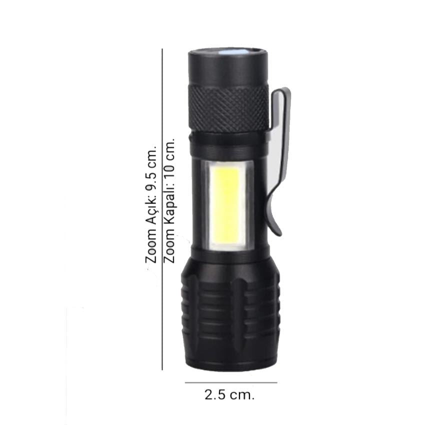 Boxed Soldier Rechargeable Led Flashlight