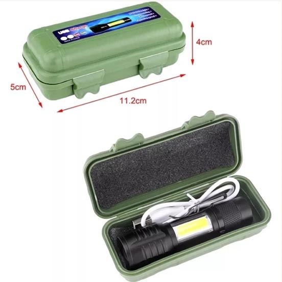 Boxed Soldier Rechargeable Led Flashlight