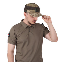 CRW Camouflage Tactical Hat with Mesh Veil