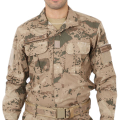 Deserton Camouflage Tactical Multi-Pocket Long Sleeve Shirt