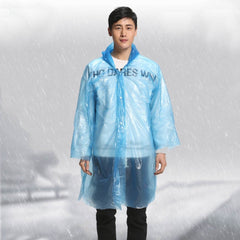 Disposable Thin Transparent Raincoat