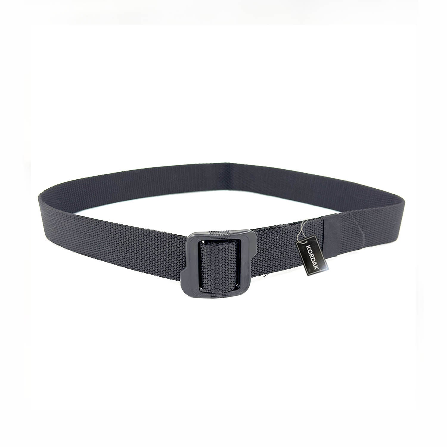 Black Double Sided Plastic Buckle Belt