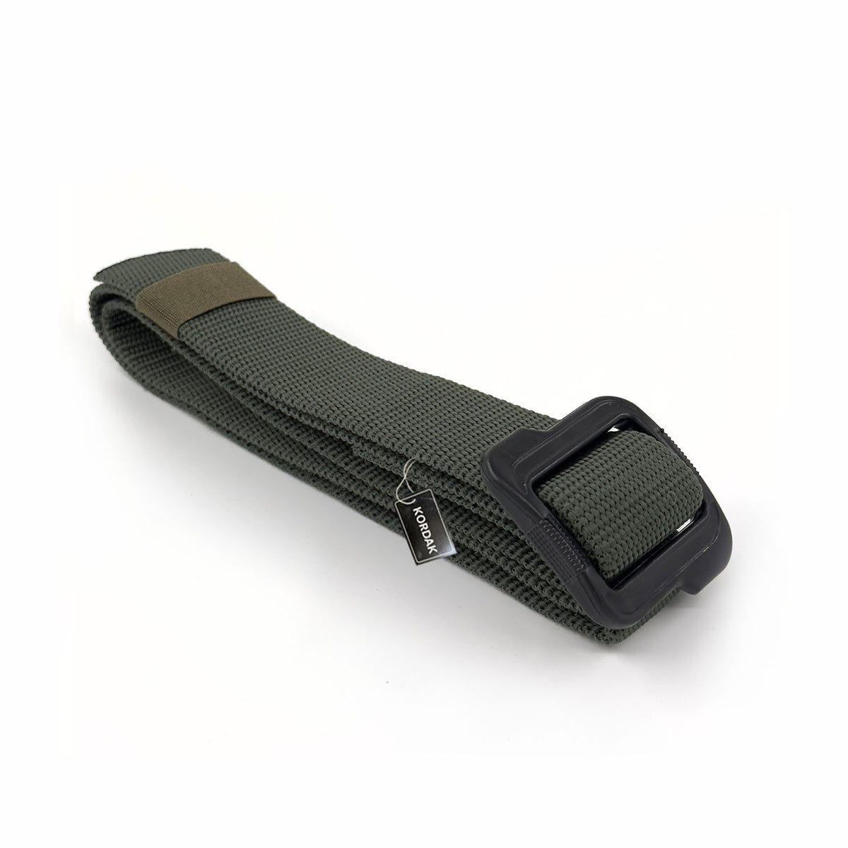 Khaki Double Sided Plastic Buckle Belt