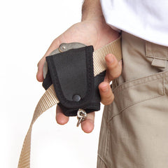 Black Handcuff Holster Attachable to Belt (Mod2)