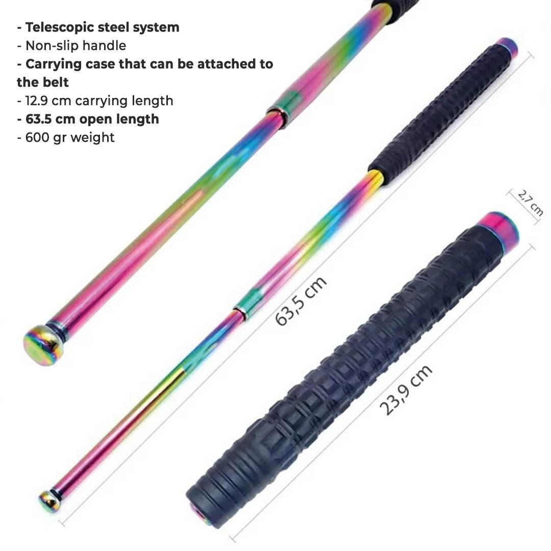 High Quality Steel Telescopic Truncheon Baton - Police Model