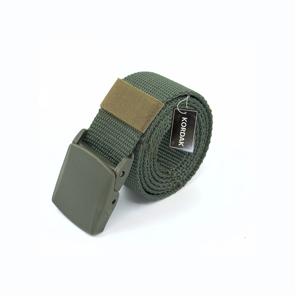 Beige Anti-Slip Belt with Plastic Buckle