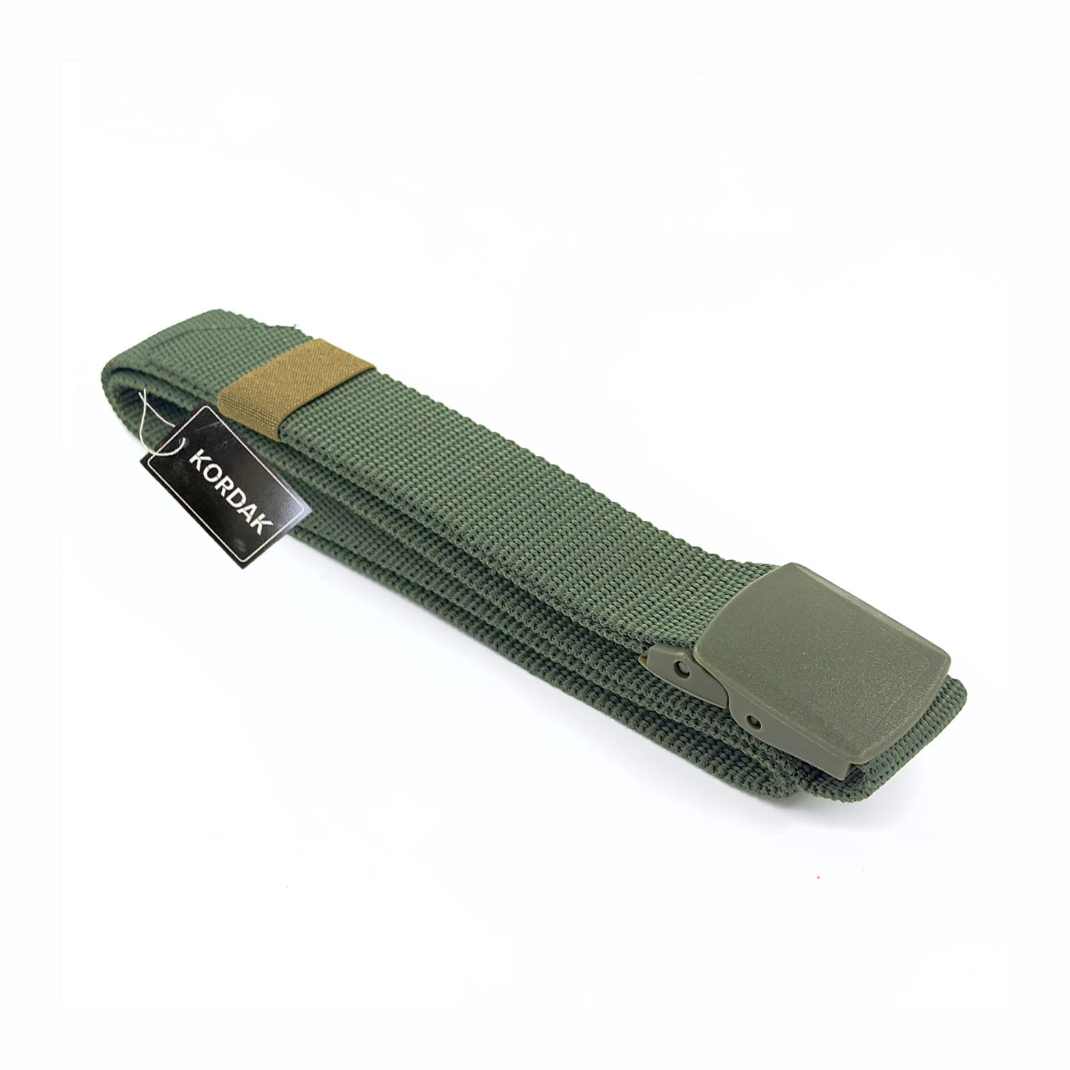 Khaki Anti-Slip Belt with Plastic Buckle