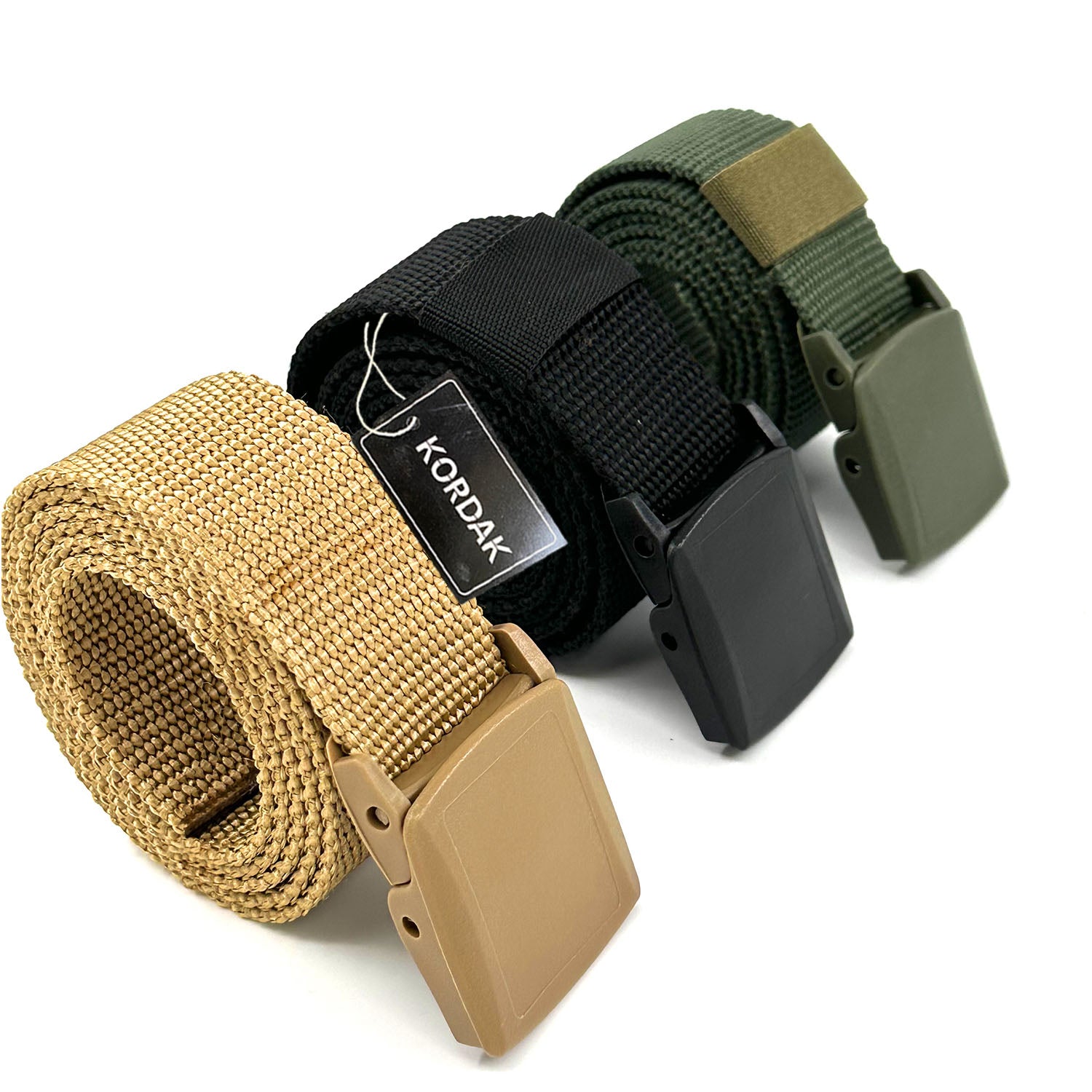 Black Anti-Slip Belt with Plastic Buckle