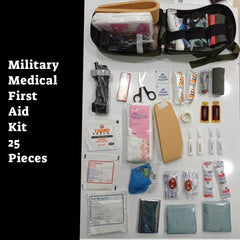 Military Medical First Aid Kit 25 Pieces (Military Medical Bag)