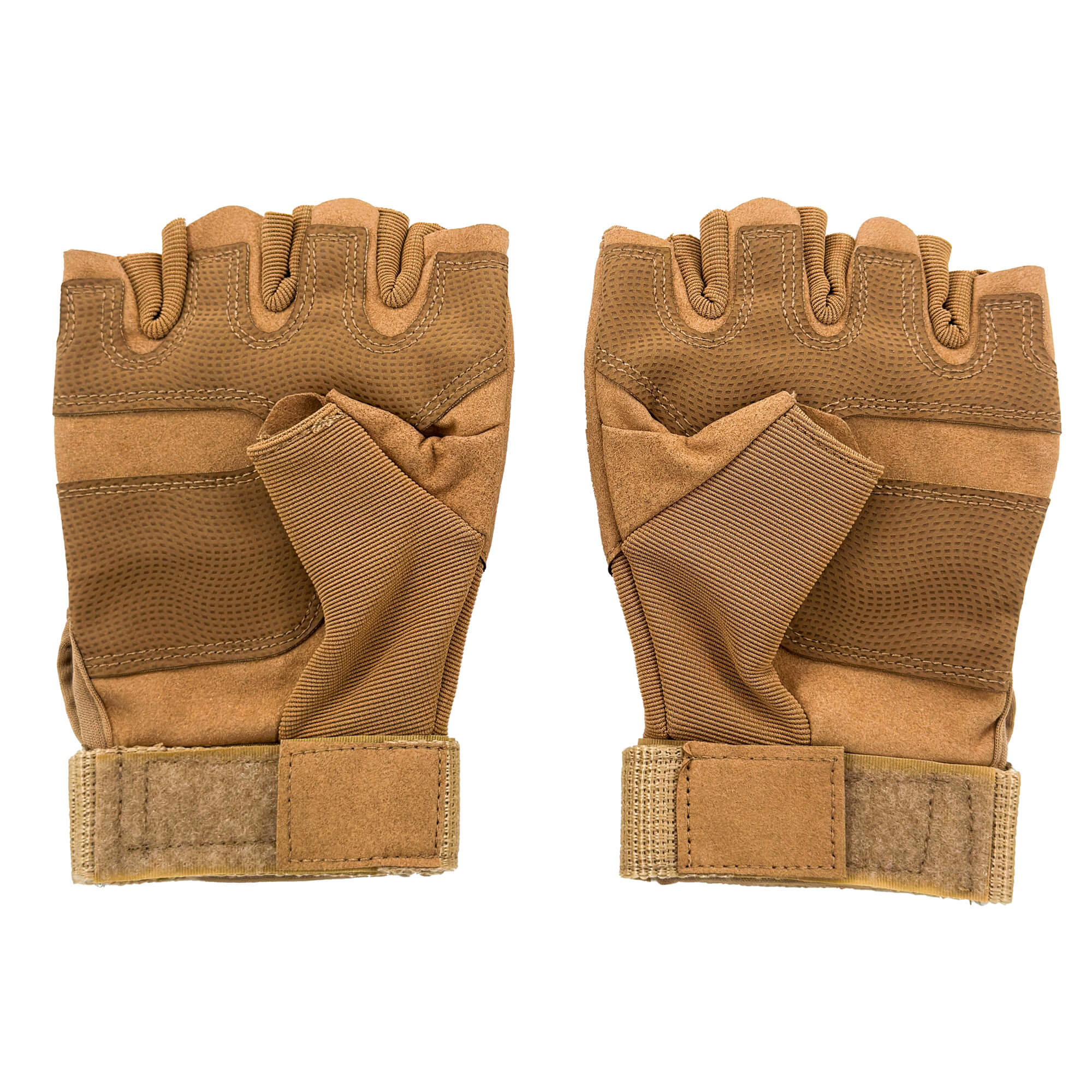 Beige Motorcycle Airsoft Paintball Military Tactical Short Gloves