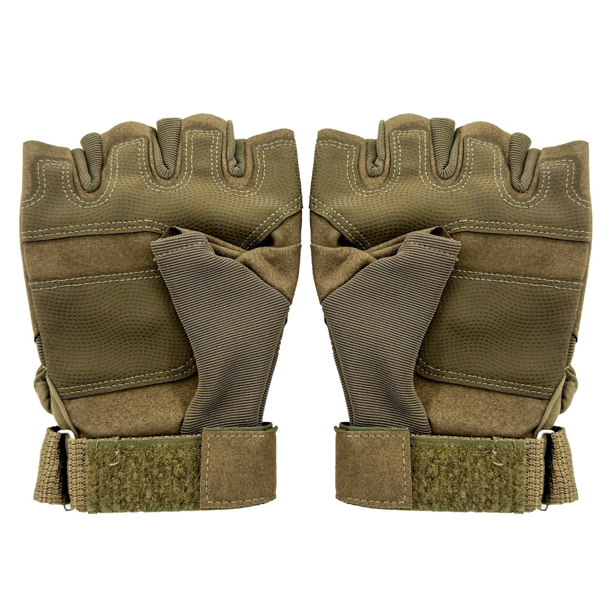 Dark Khaki Motorcycle Airsoft Paintball Military Short Gloves