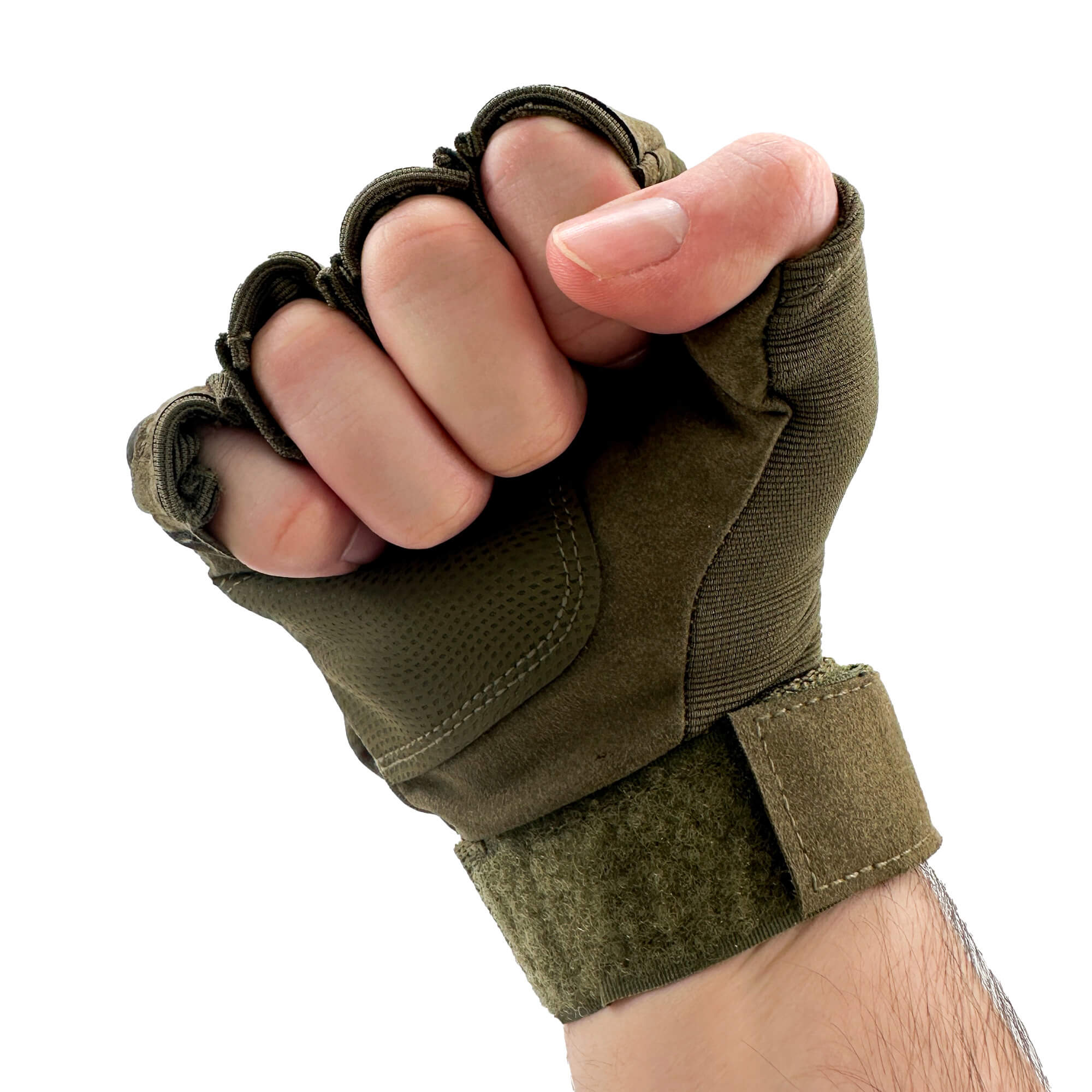 Dark Khaki Motorcycle Airsoft Paintball Military Short Gloves