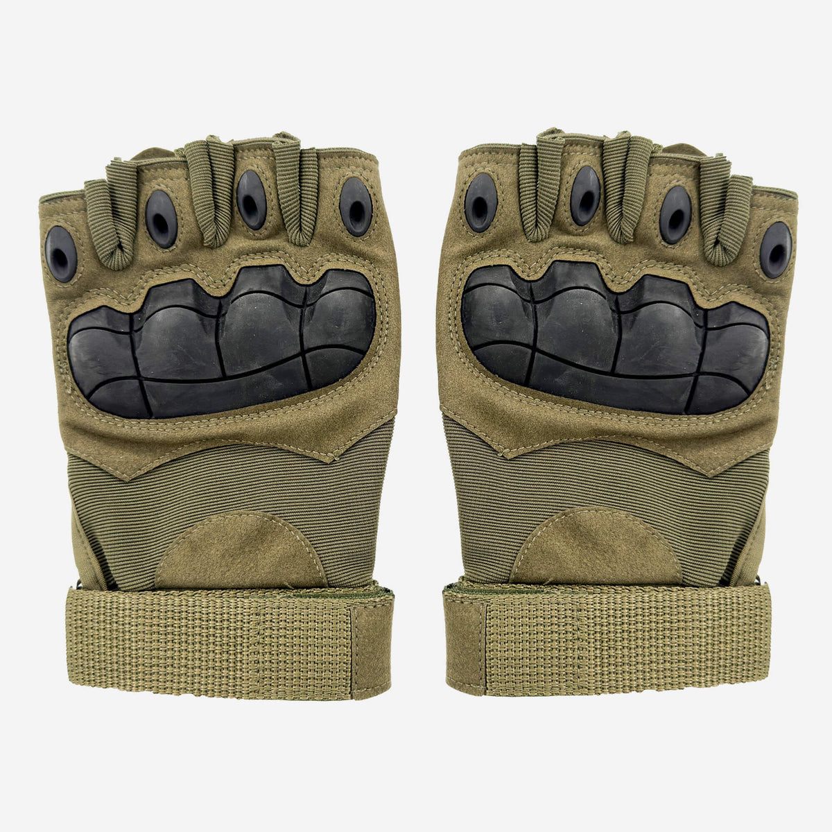 Dark Khaki Motorcycle Airsoft Paintball Military Short Gloves