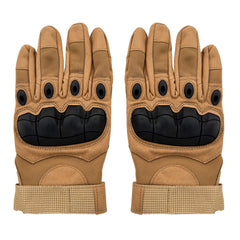 Beige Motorcycle Airsoft Paintball Military Tactical Gloves