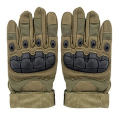 Dark Khaki Motorcycle Airsoft Paintball Military Tactical Gloves