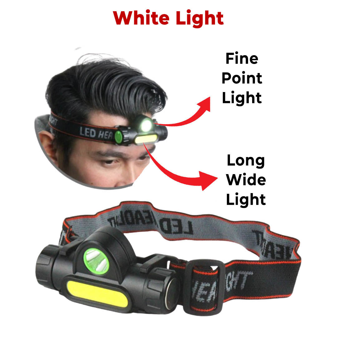 Rechargeable Headlamp – Compatible with All Heads