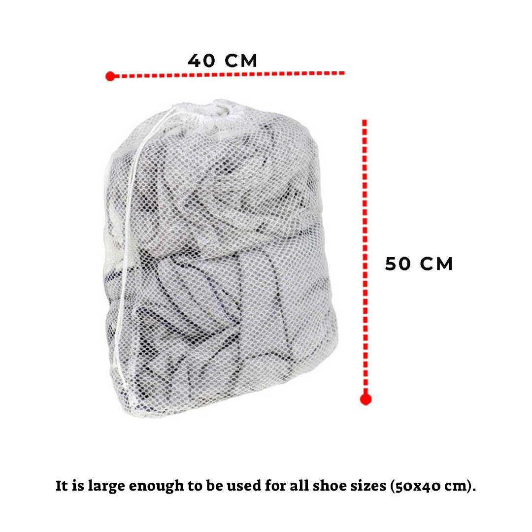 Shoe & Boot Washing Net - Rope Compression Laundry Net