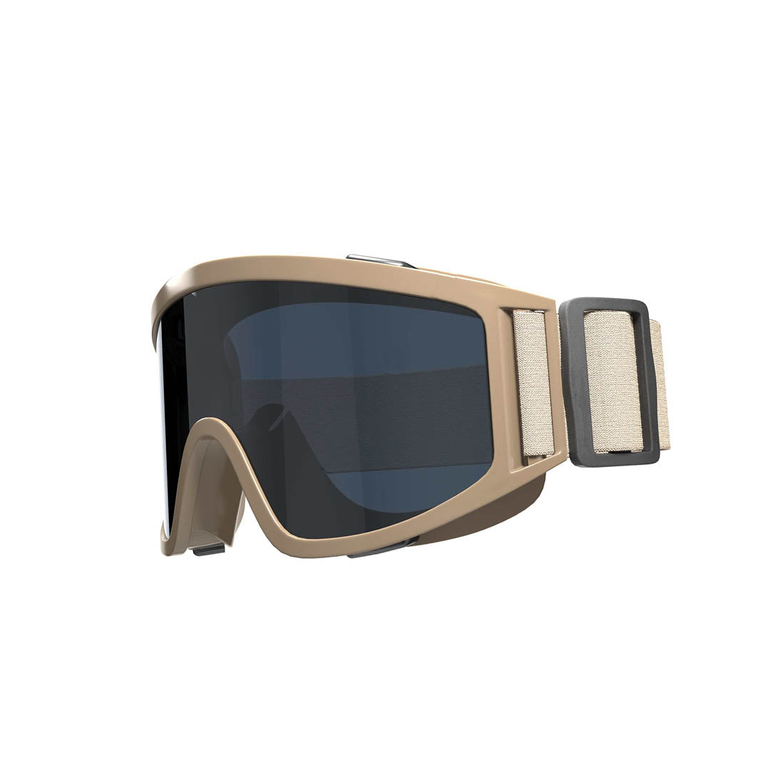 Beige Ballistic Protective Tactical Glasses