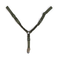 Khaki Y Model Single Clip Rifle Gun Sling Strap