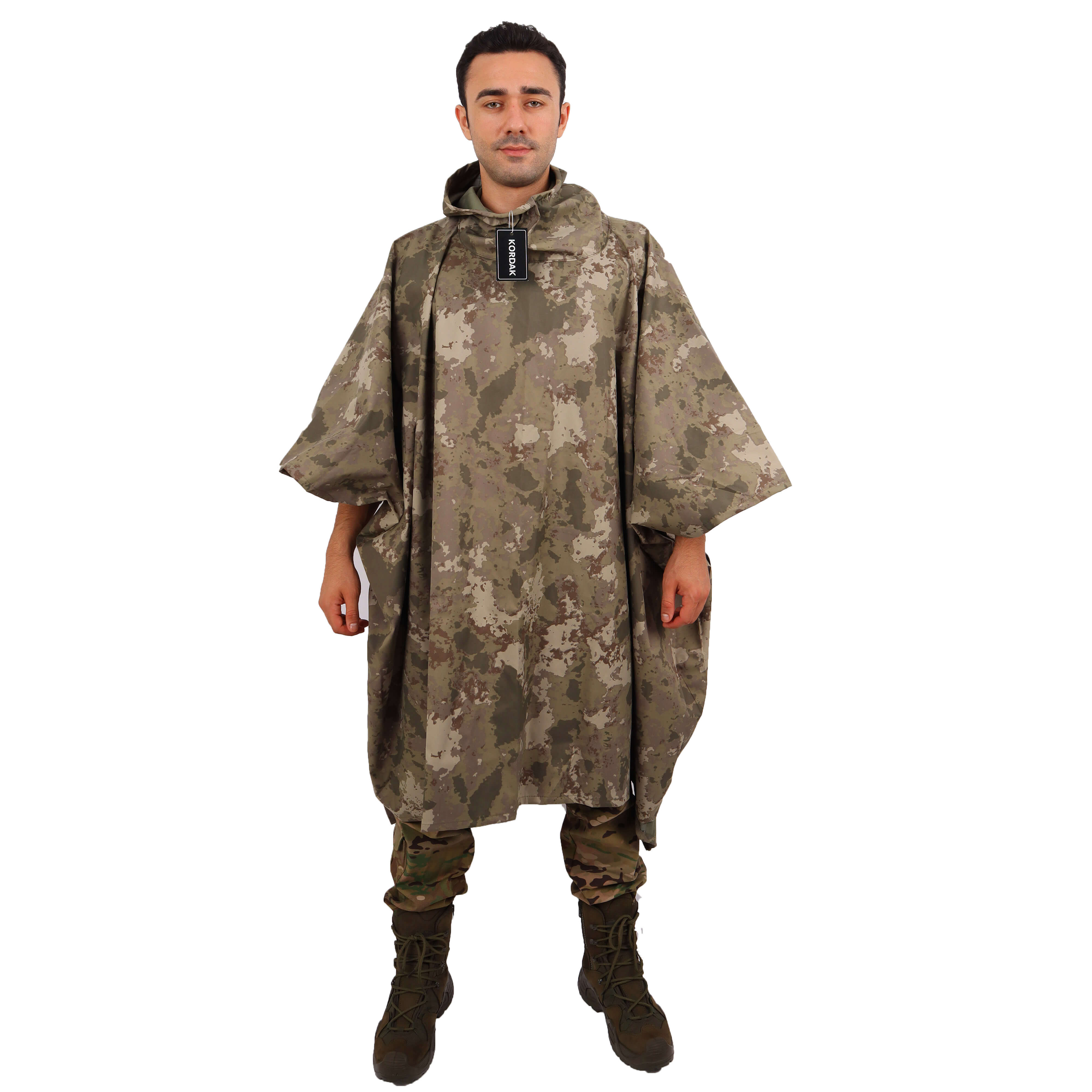 CRW Camouflage Waterproof Poncho Raincoat