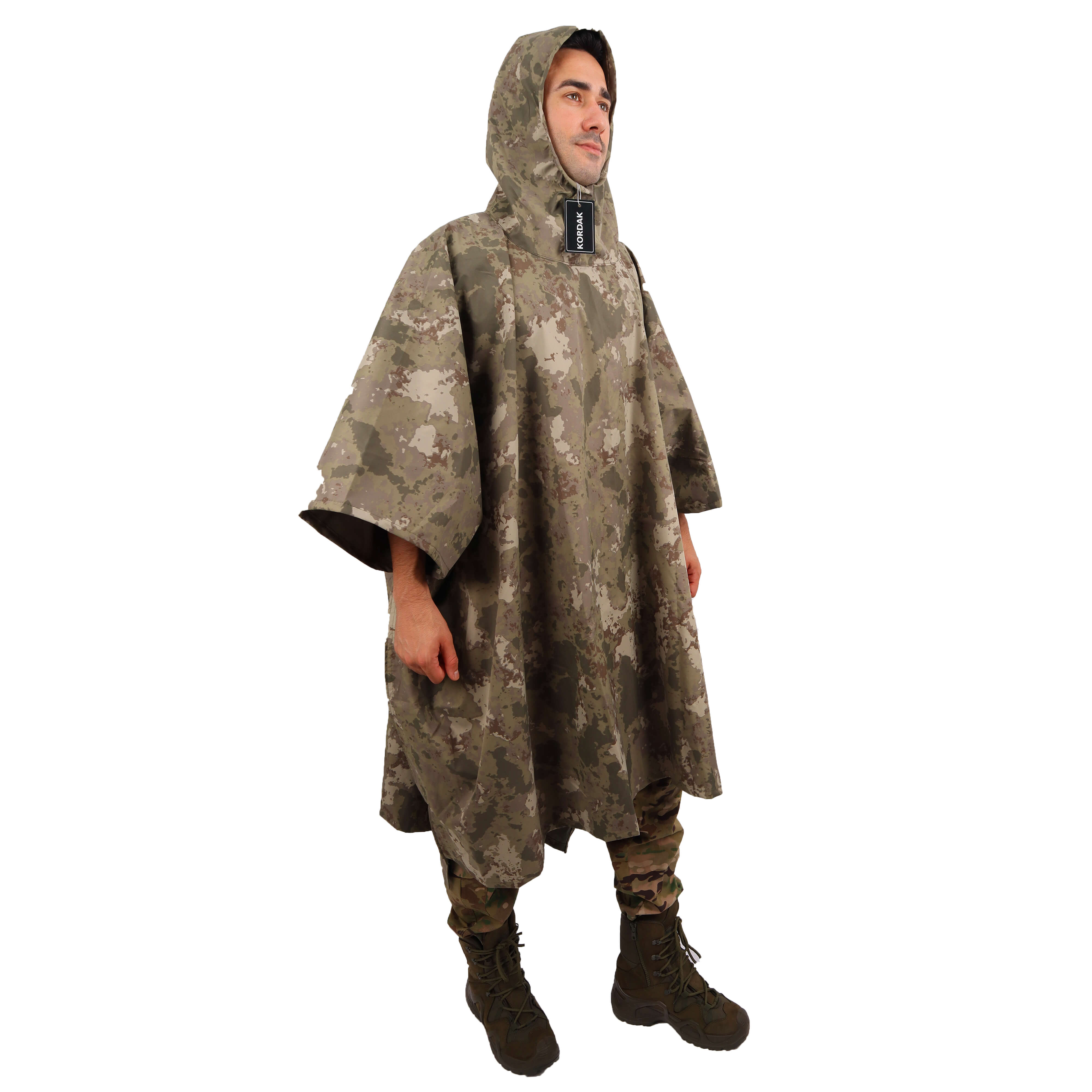 CRW Camouflage Waterproof Poncho Raincoat