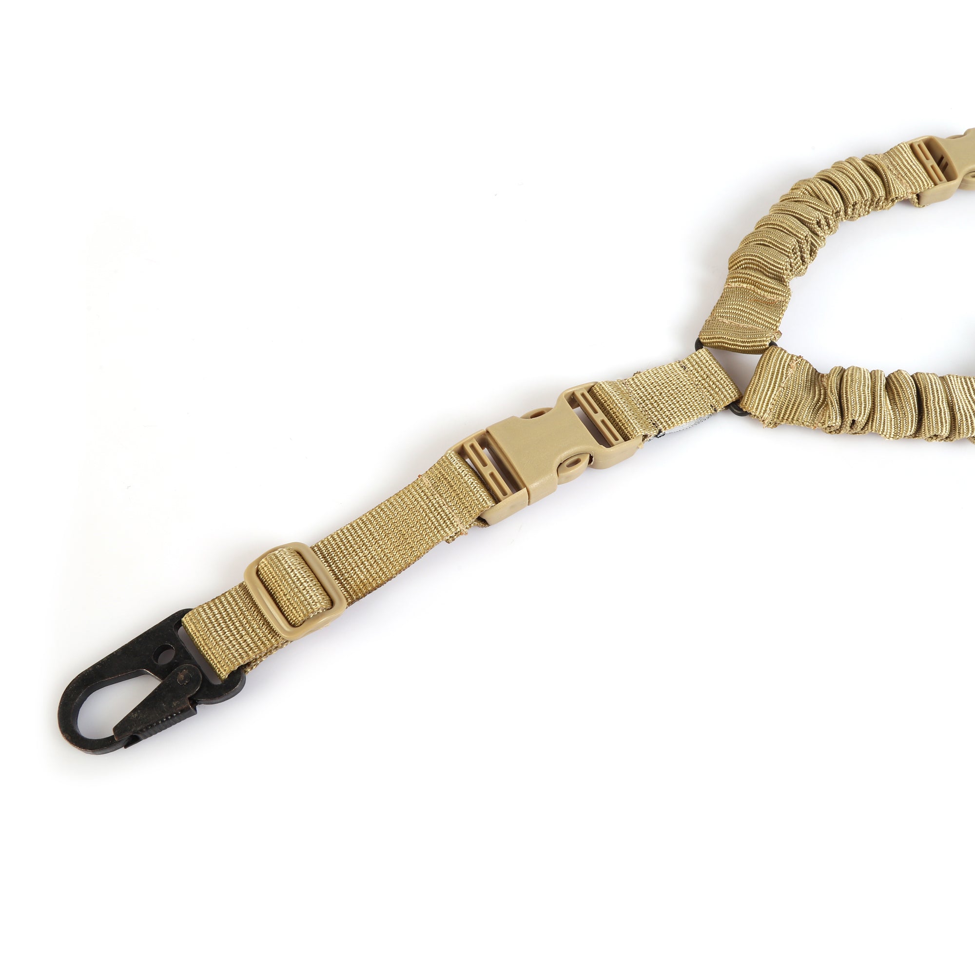 Beige Single Clip Rifle Gun Sling Strap