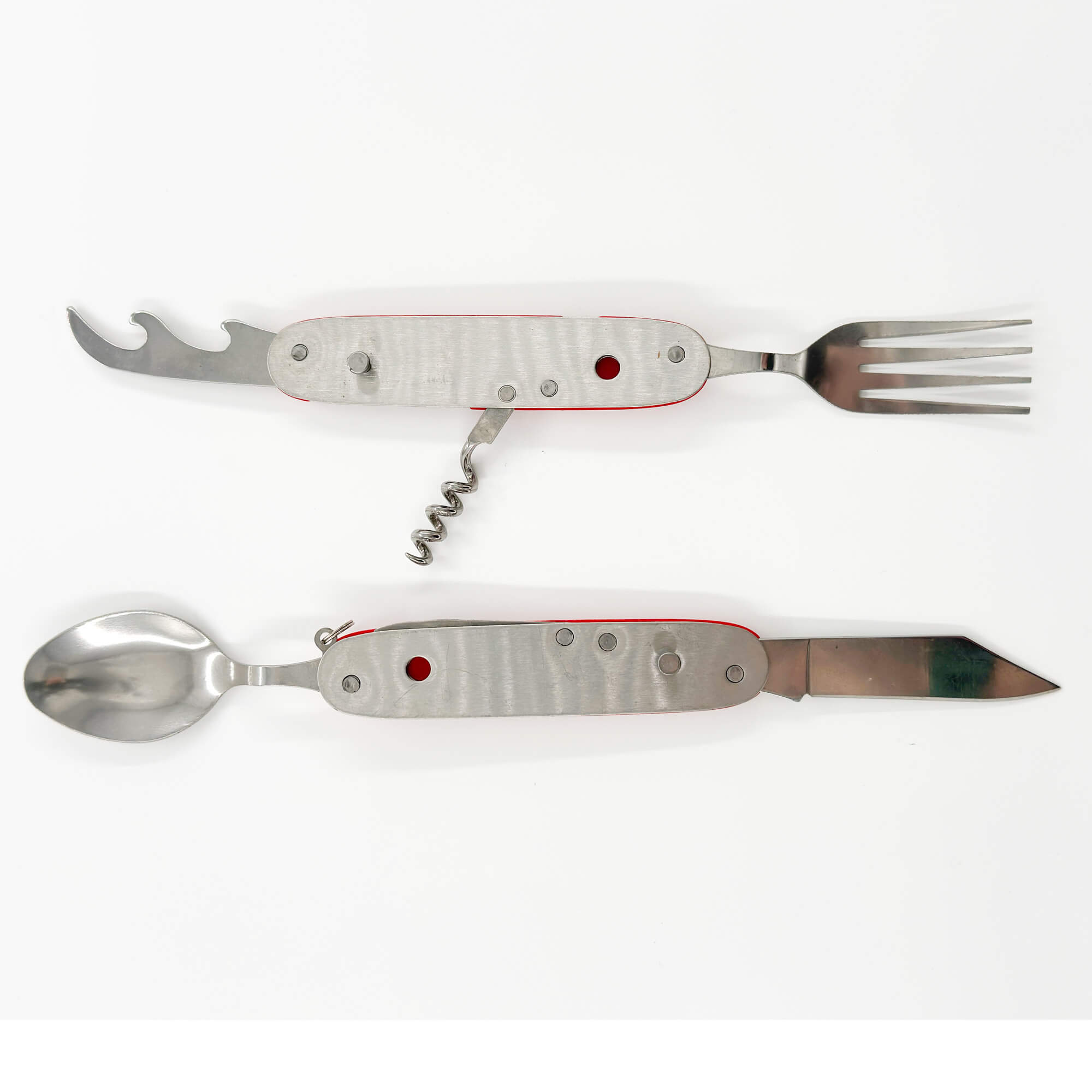 Foldable Camping Fork Spoon Knife Set