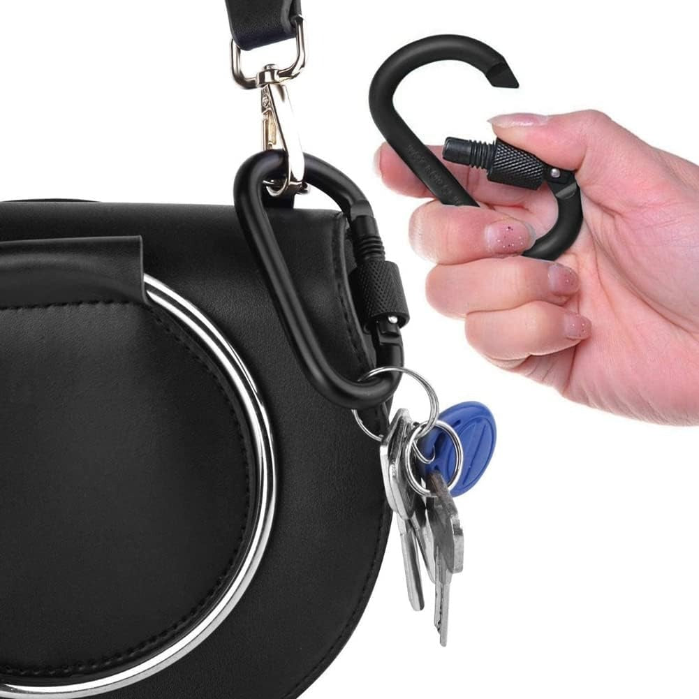 Black Carabiner Bag Strap (8cm)