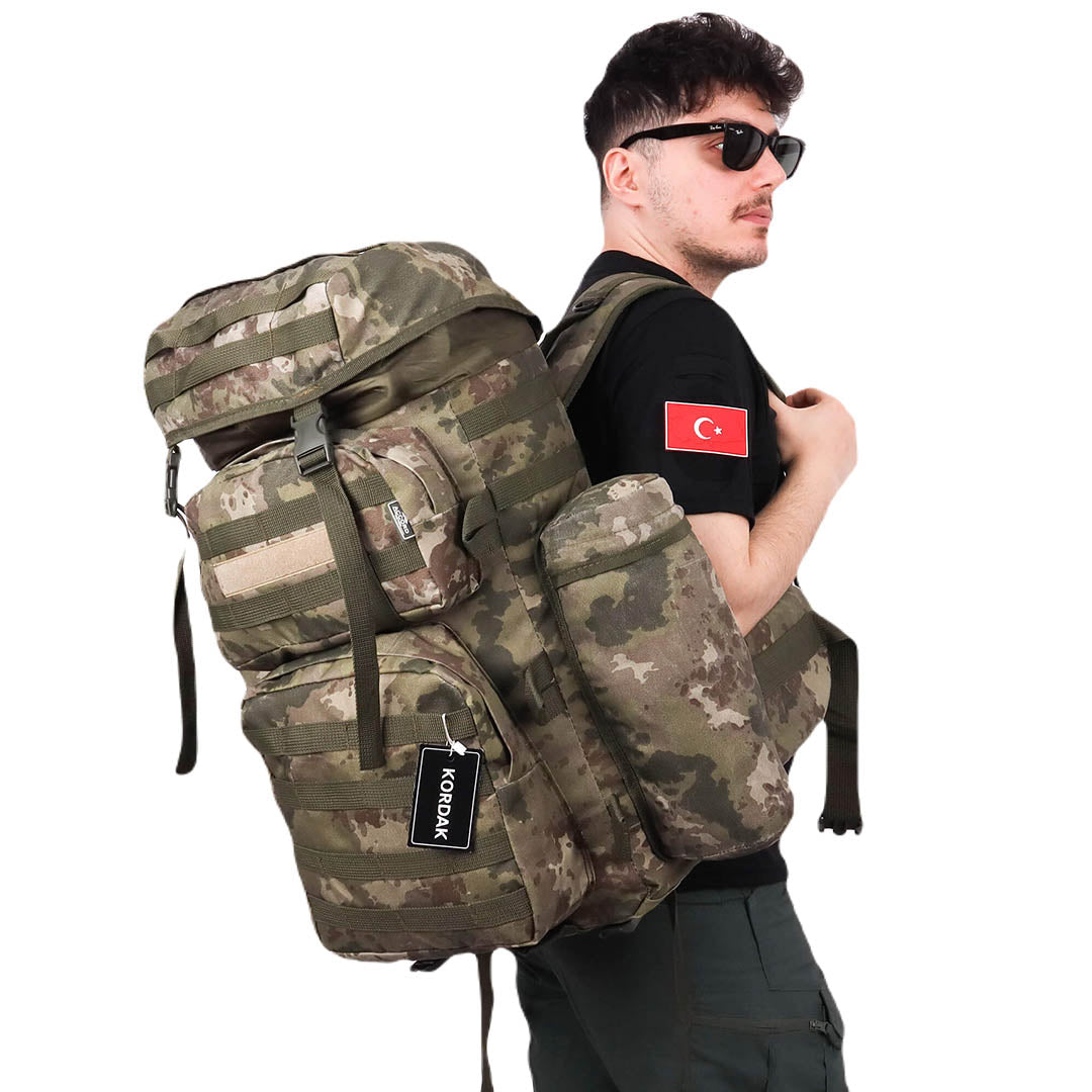 CRW Camouflage Camping Military Operation Backpack - 90 Liter Bag