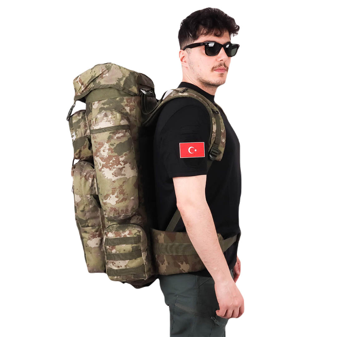 CRW Camouflage Large Military Operation Backpack - 110 Liter Bag