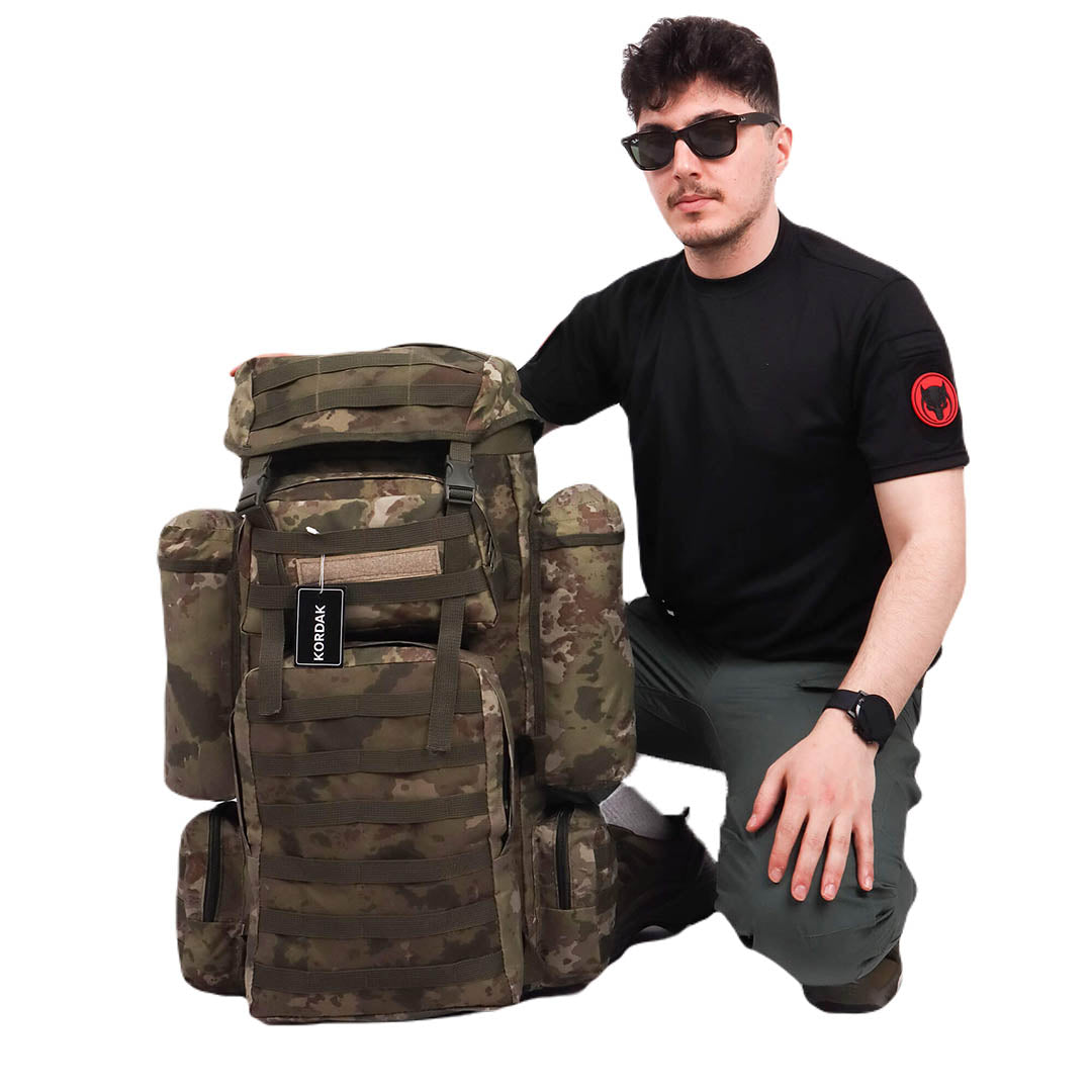 CRW Camouflage Large Military Operation Backpack - 110 Liter Bag