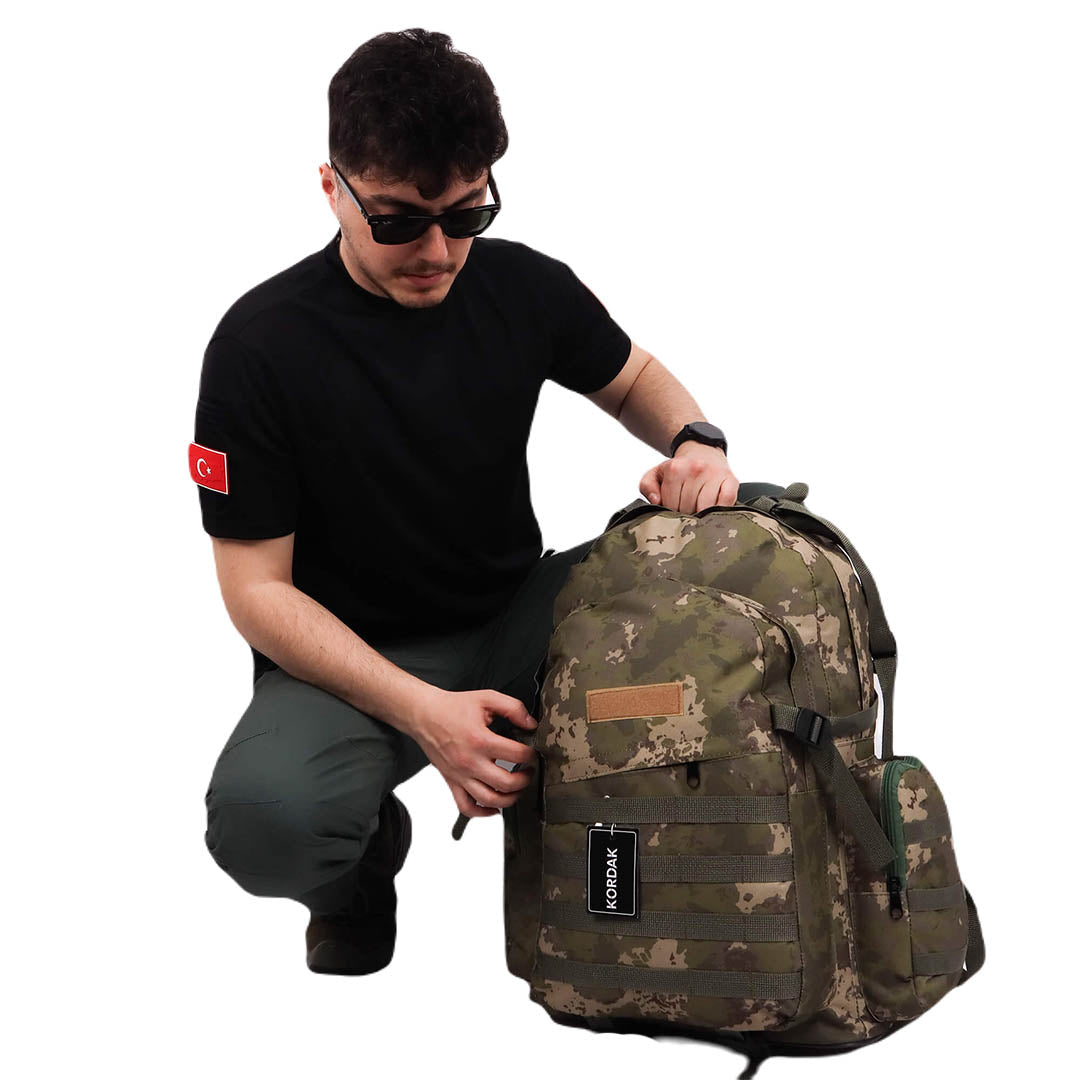 CRW Camouflage Military Camping Trekking Backpack - 75 Liter Bag