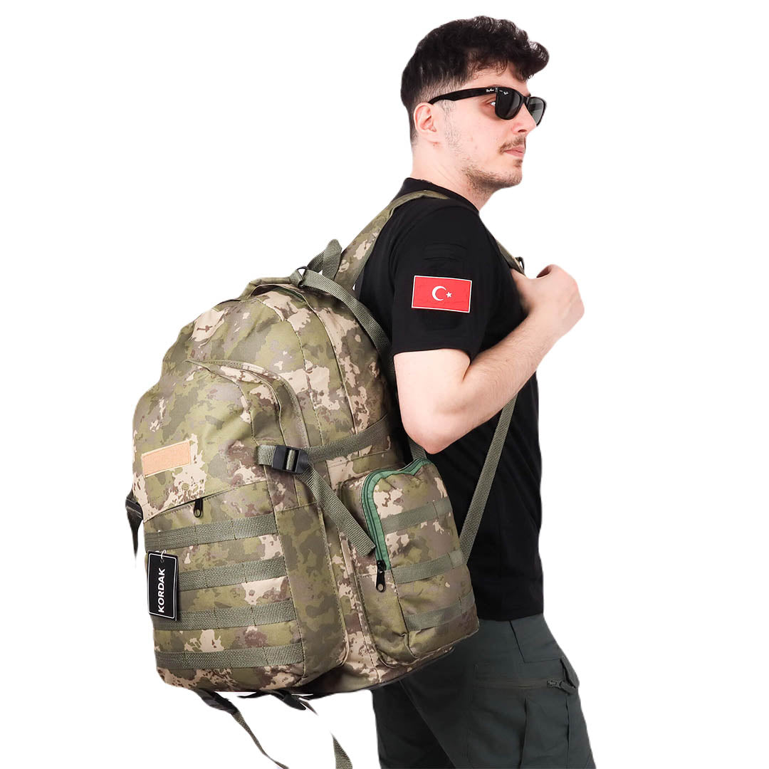 CRW Camouflage Military Camping Trekking Backpack - 75 Liter Bag