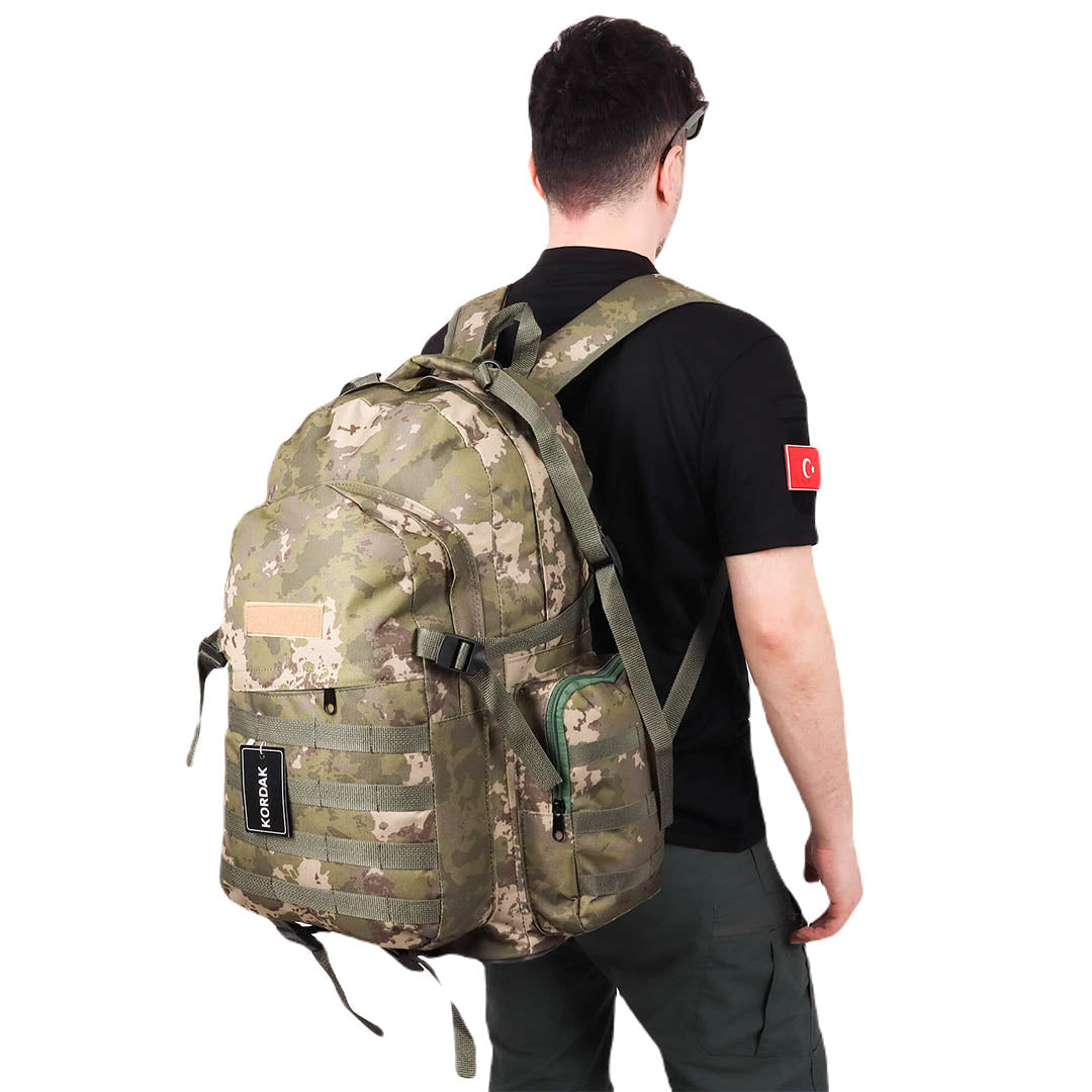 CRW Camouflage Military Camping Trekking Backpack - 75 Liter Bag