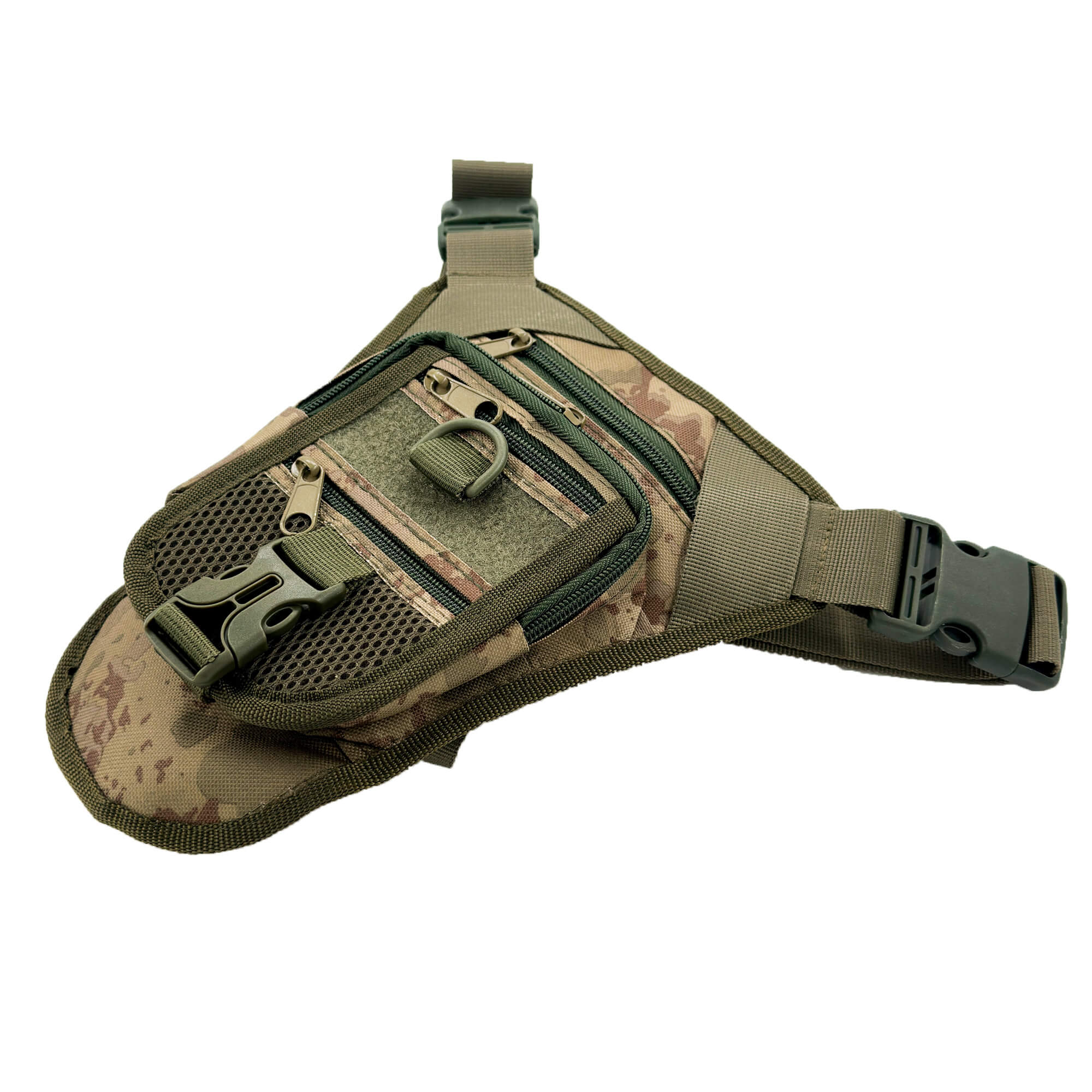 CRW Camouflage Shoulder or Leg Gun Carrying Bag with Strap