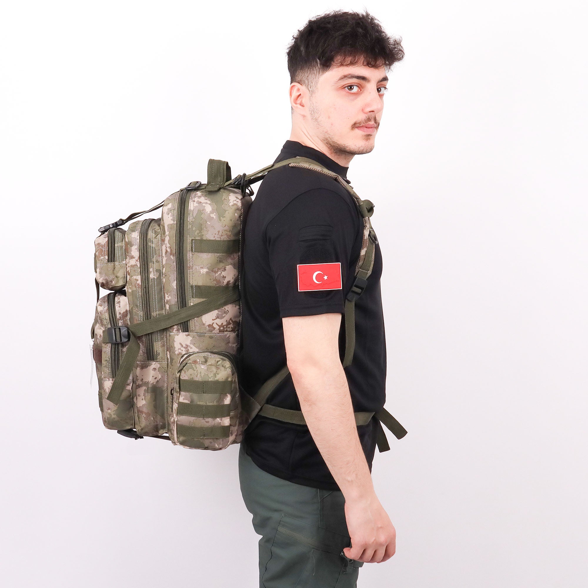 CRW Camouflage Military Outdoor Backpack - 42 Liters Bag